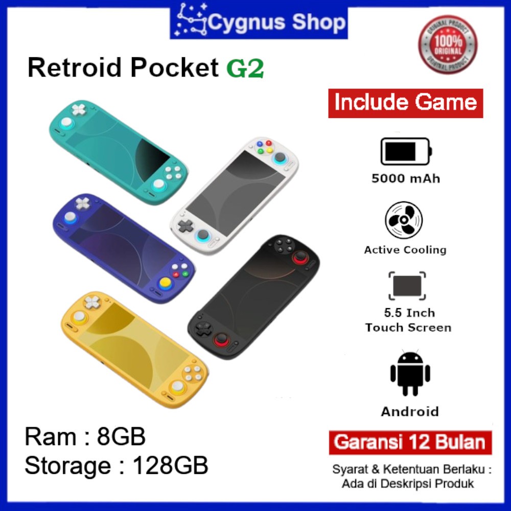 Jual Retroid Pocket G2 Handheld Video Game Console Portable Android OS ...