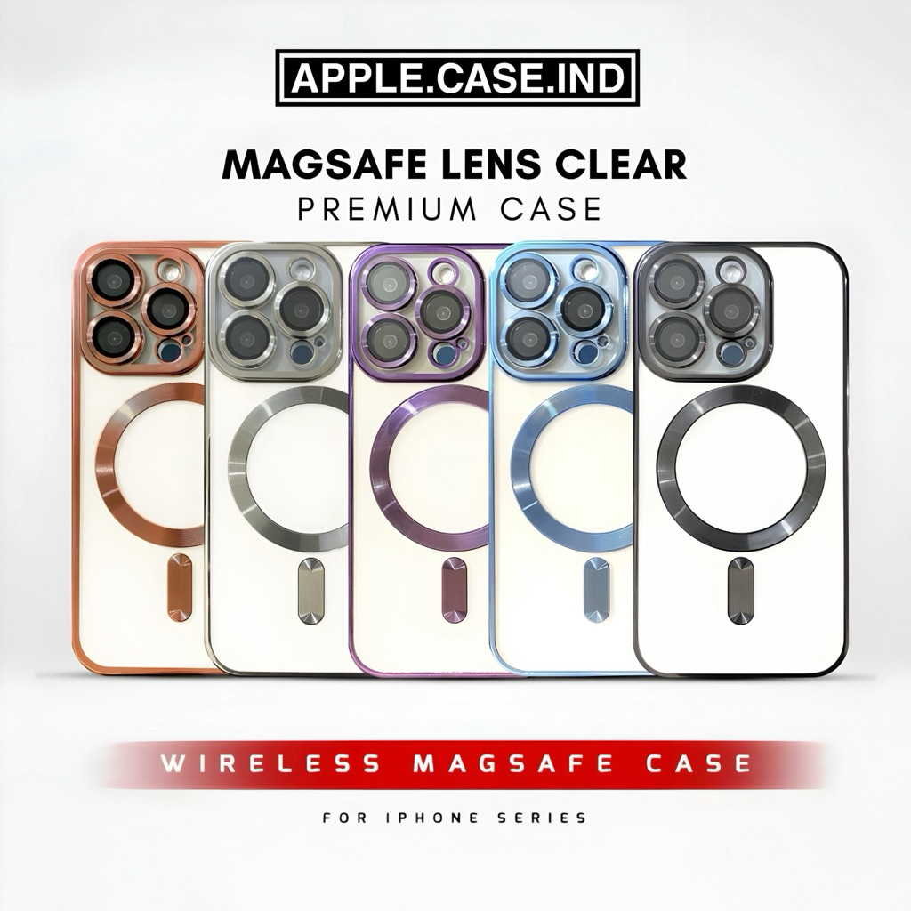 Jual Softcase Magsafe Electroplating Metalic IPHONE 11 12 13 14 15 16E ...