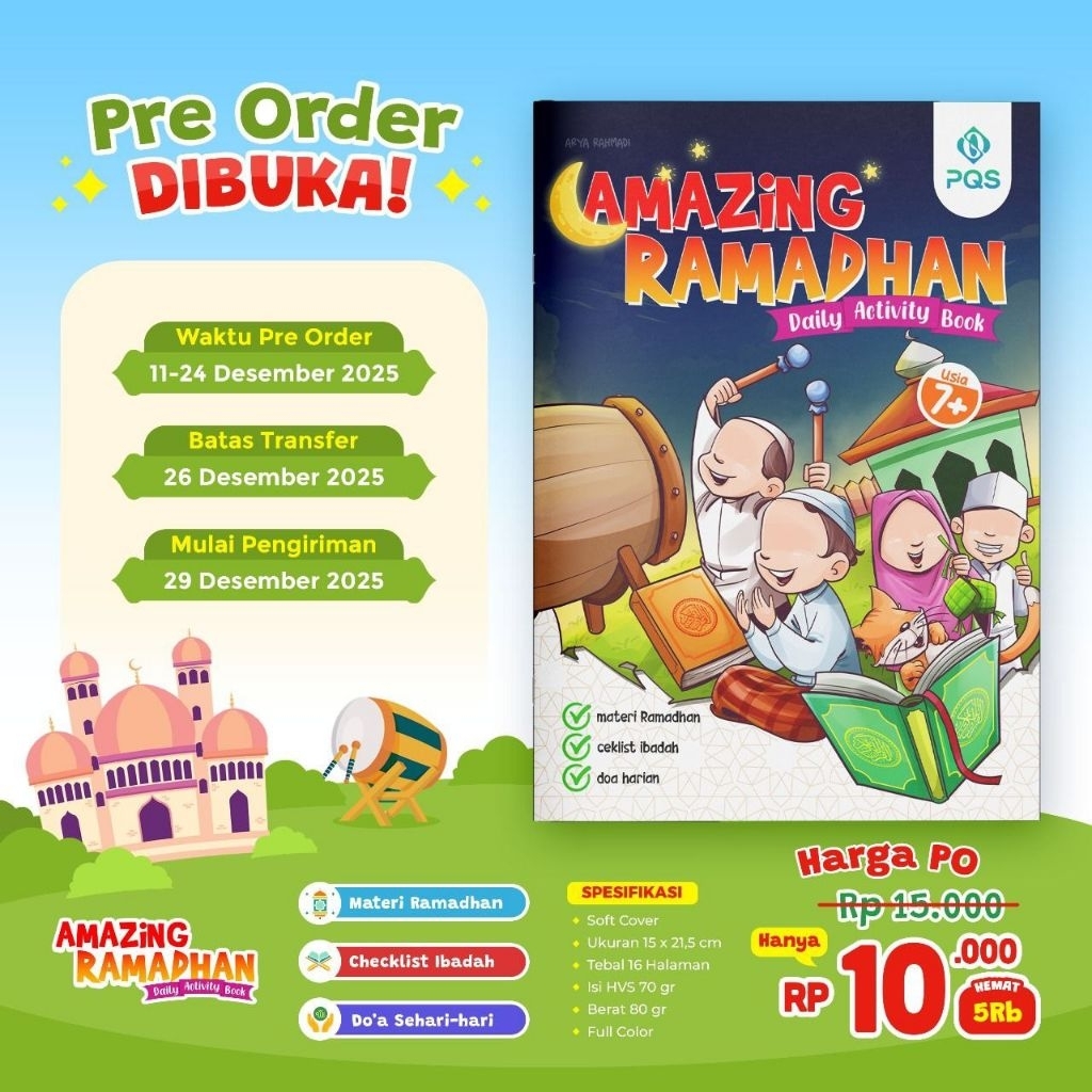 Jual Buku Aktivitas Ramadhan Anak (7+) : Amazing Ramadhan Daily ...