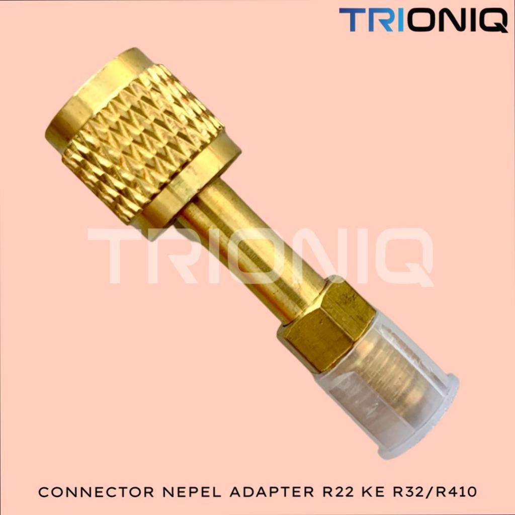 Jual ADAPTER NEPEL CONNECTOR 1/4 KE 5/16 (R22 KE R410 / R32) | Shopee ...
