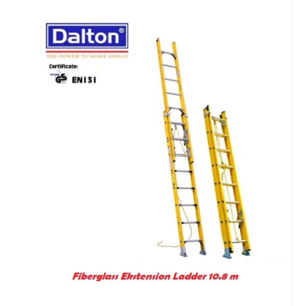 Jual Tangga Sliding 10.8m 8.6m Fiberglass Ekstension Ladder DALTON MFEL ...