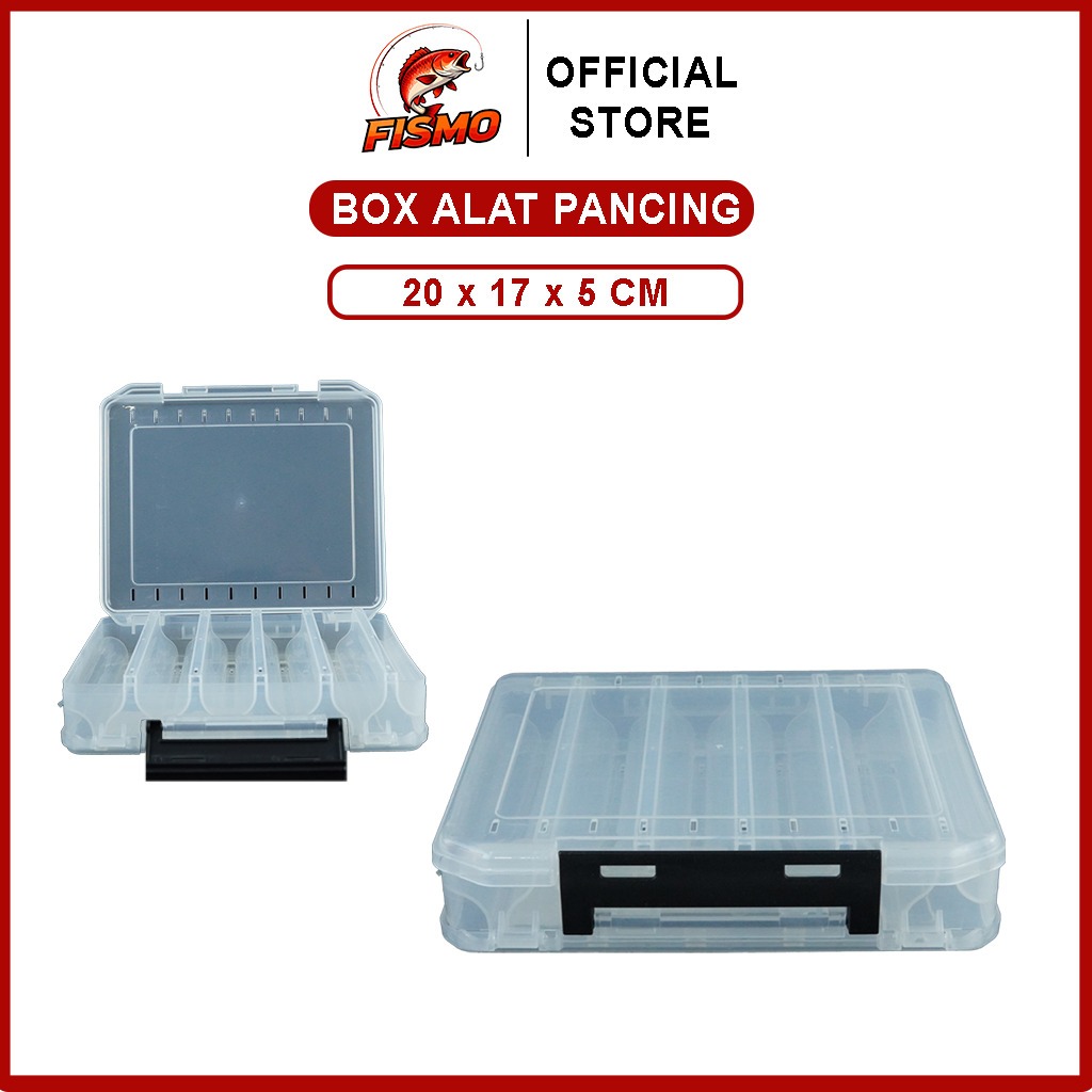 Jual Box Pancing Multifungsi 2 Sisi Penyimpanan Ukuran Jumbo Transparan ...