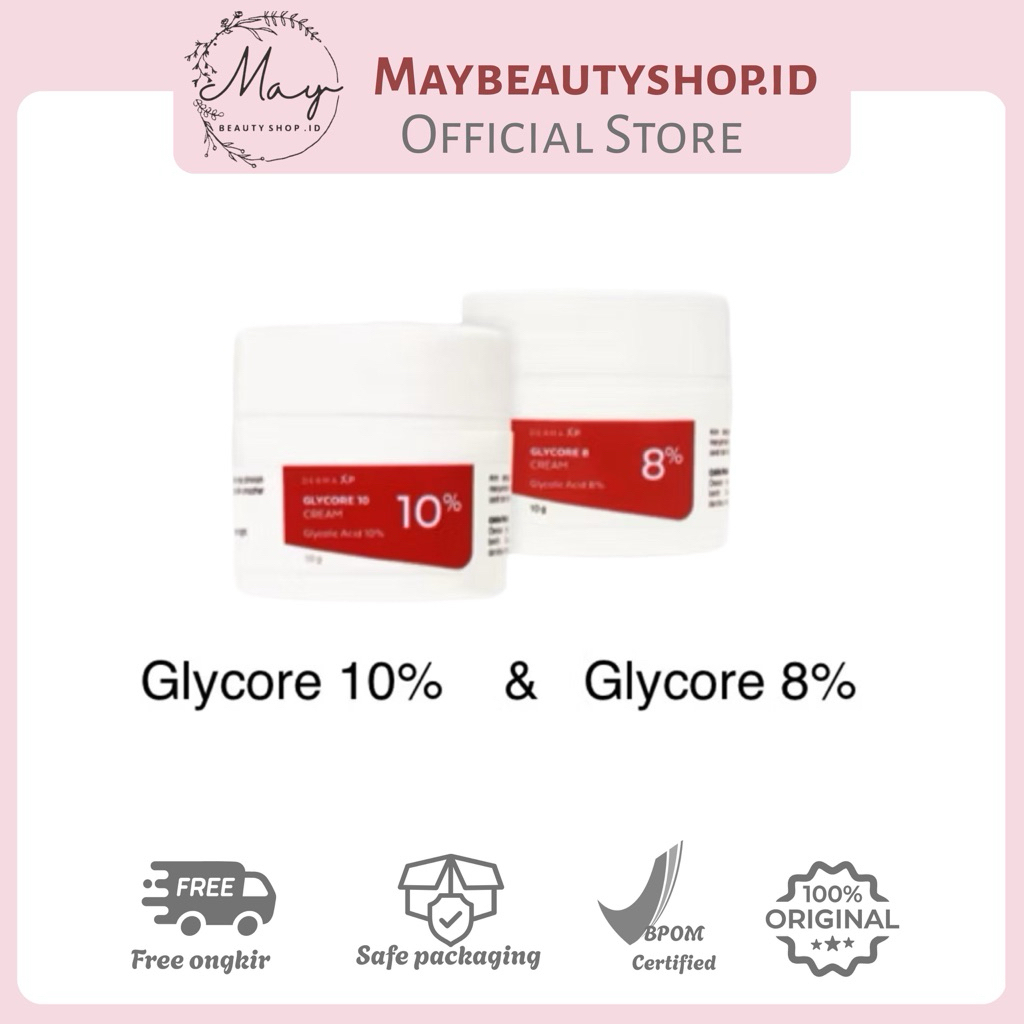 Jual DERMA XP Glycore 8% & 10% Cream | Krim Flek Noda Hitam | Shopee ...