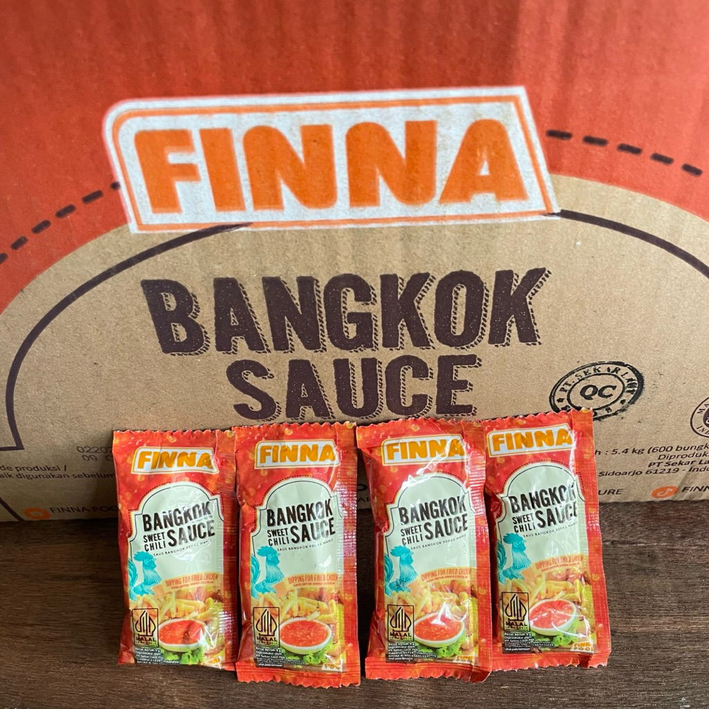 Jual Saus Bangkok Finna SACHET 1 Dus Kemasan 9 Gram isi 600pcs | Shopee ...