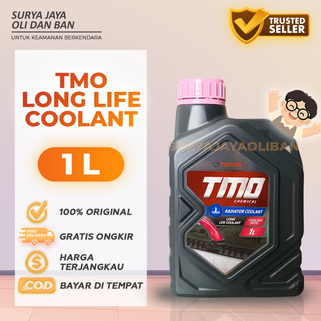 Jual Air Radiator Toyota TMO Coolant Long Life 1L / Air Radiator ...