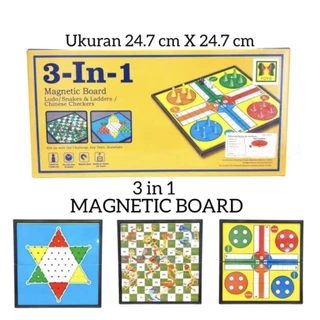 Jual Mainan Anak 3 In 1 Magnetik Ludo Halma Ular tangga | Shopee Indonesia