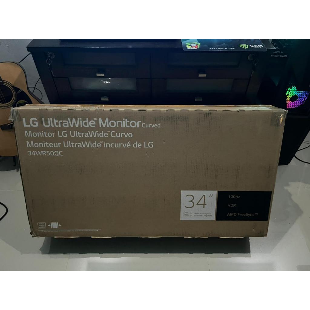 Jual Monitor LG 34 Inch QHD Curved 100Hz Gaming + Packing Kayu | Shopee ...