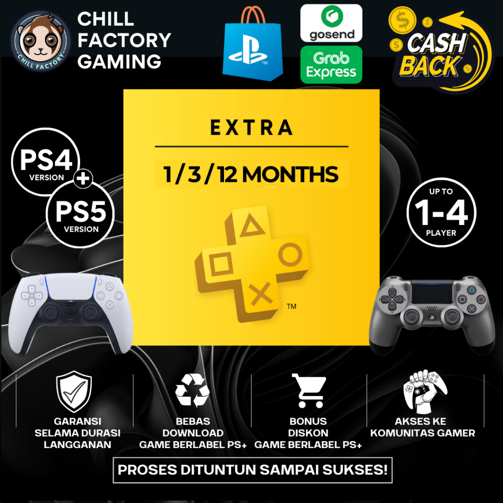Jual Play Station PS Plus + EXTRA (1/3/12 Bulan) - INDONESIA X TURKEY ...