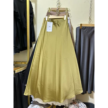 Rok Satin Silk Duyung Premium Rok Wanita