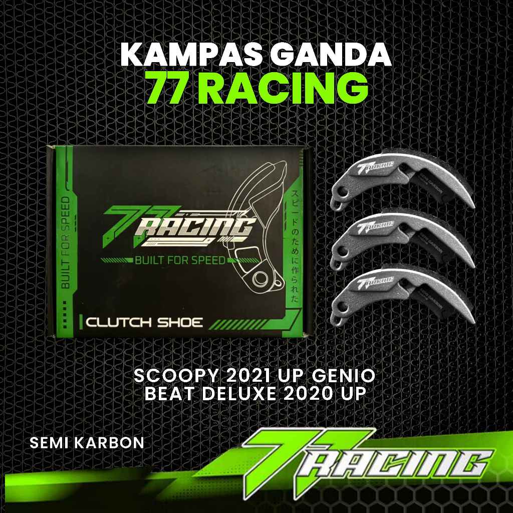 Jual 77 RACING KAMPAS SEMI KARBON RACING BEAT DELUXE SCOOPY 2021 GENIO ...