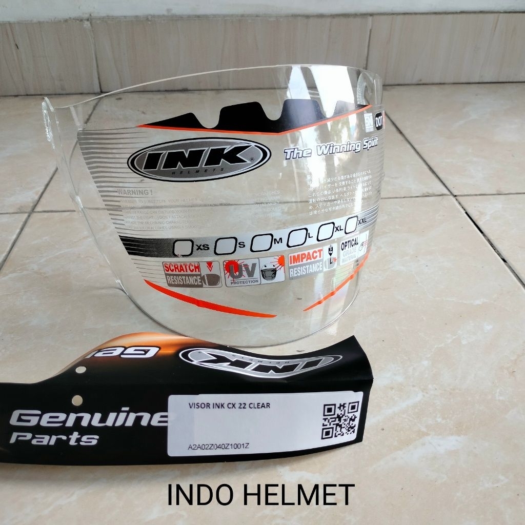 Jual KACA HELM INK CX 22, CX 23, CX 25, CX 390, KYT ROMEO ORI INKO ...