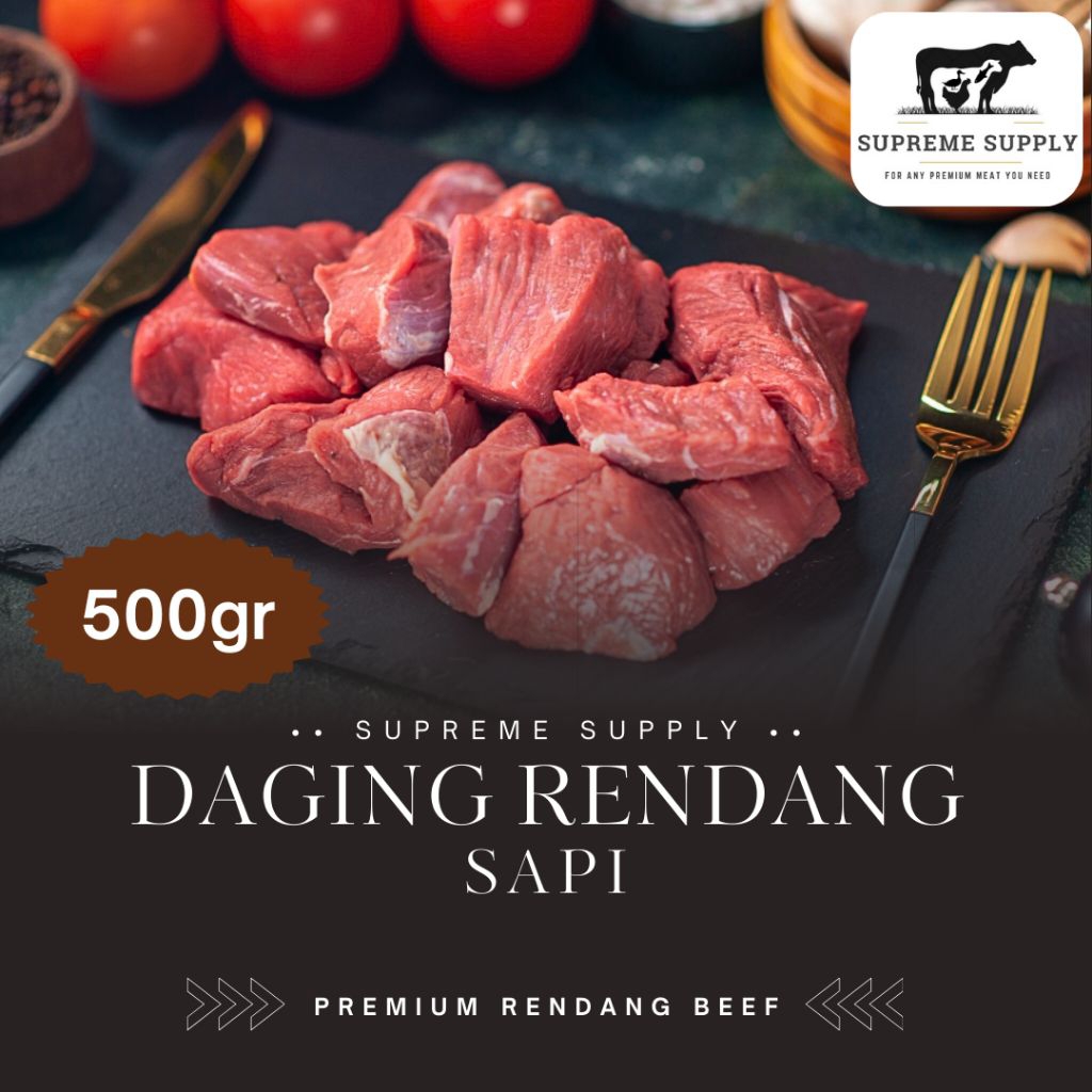Jual PREMIUM Daging Sapi Rendang 500gr-1kg | Fresh Halal Organic ...