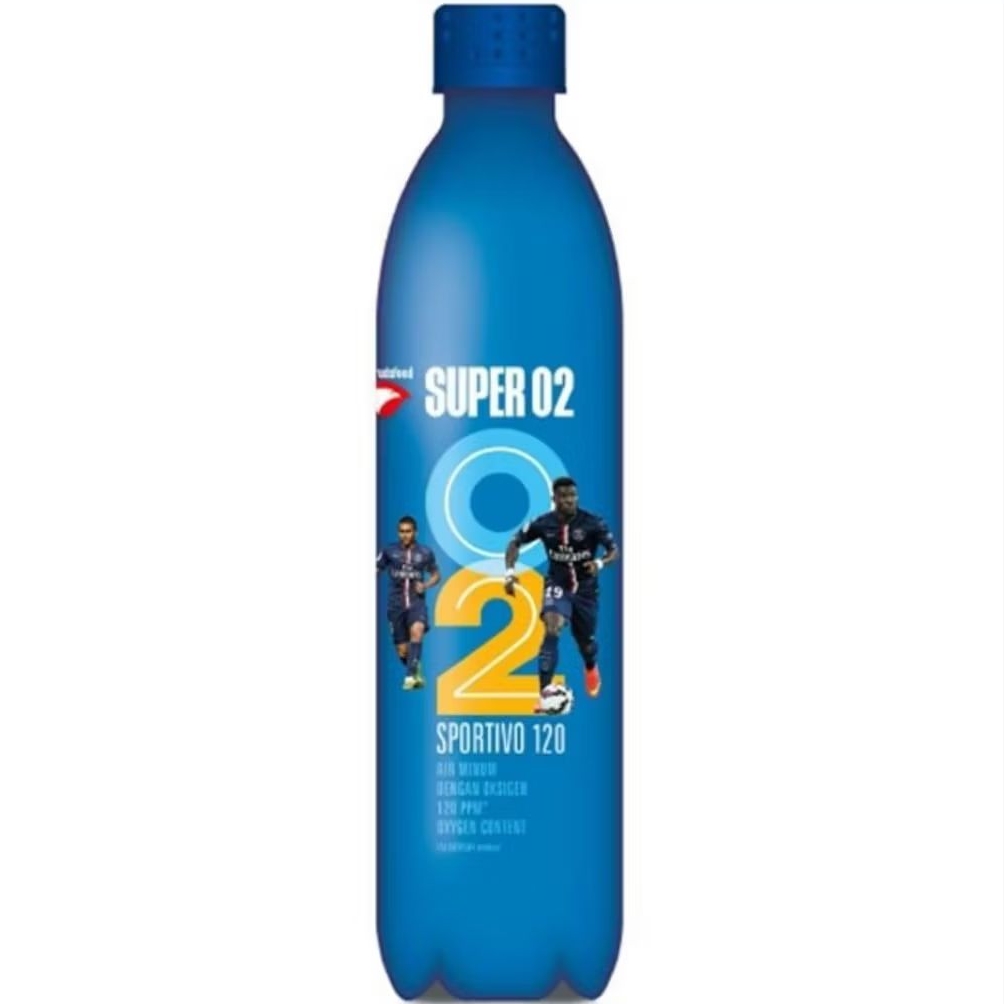 Jual Super O2 Sportivo Air Mineral 600 ml SuperO2 Air Minum Oksigen ...