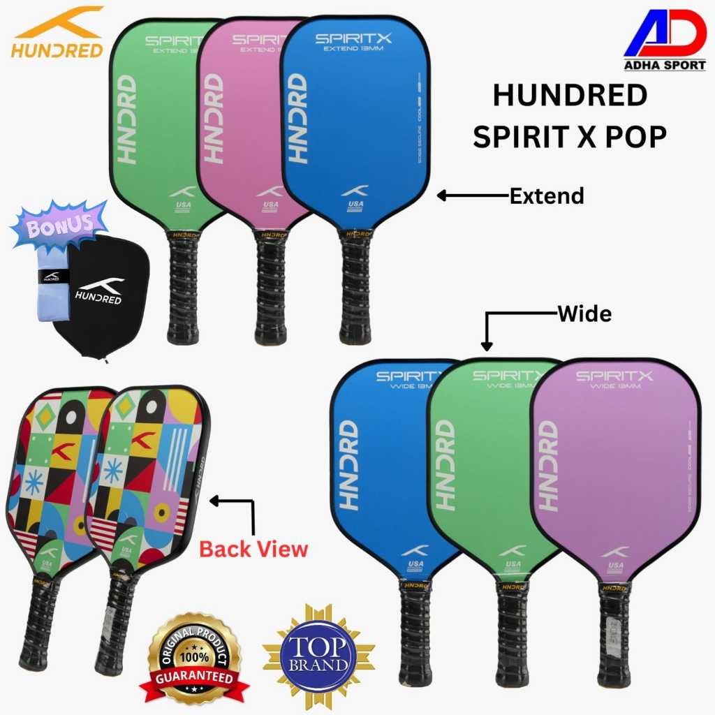 Jual HUNDRED SPIRIT X POP Pickleball Paddle / Raket Pickle Ball Padel ...