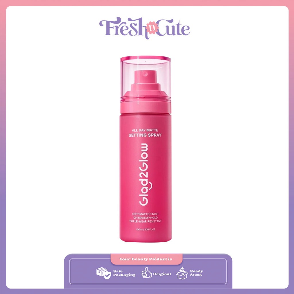 Jual GLAD2GLOW - G2G All Day Matte Setting Spray | Shopee Indonesia