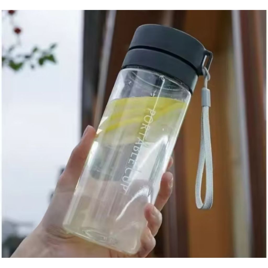 Jual DC B ( B111 ) BOTOL PORTABLE CUP KAPASITAS 600 ML + TALI / TIDAK ...