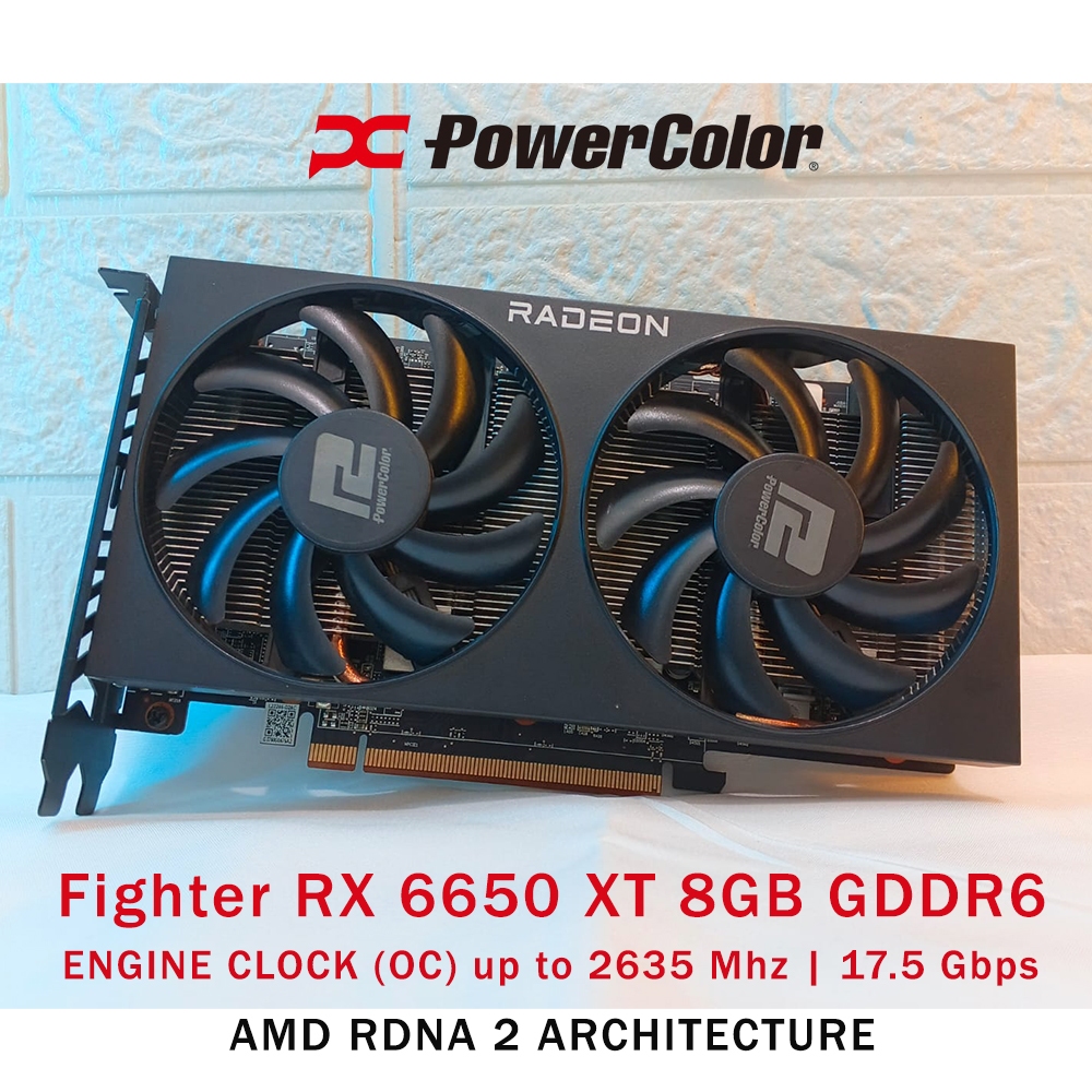 Jual VGA AMD RX 6650 XT 8GB GDDR6 SECOND UNIT ONLY | Shopee Indonesia