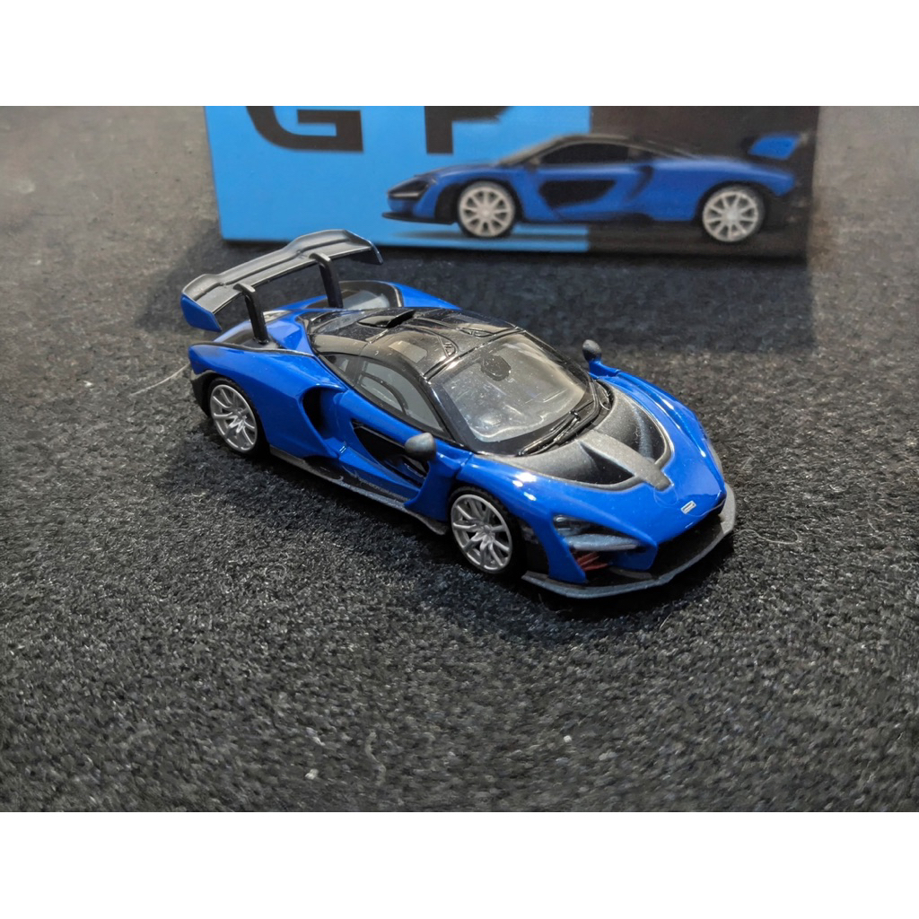 Jual Mini GT Mclaren Senna Antares Blue (Diecast 1/64) | Shopee