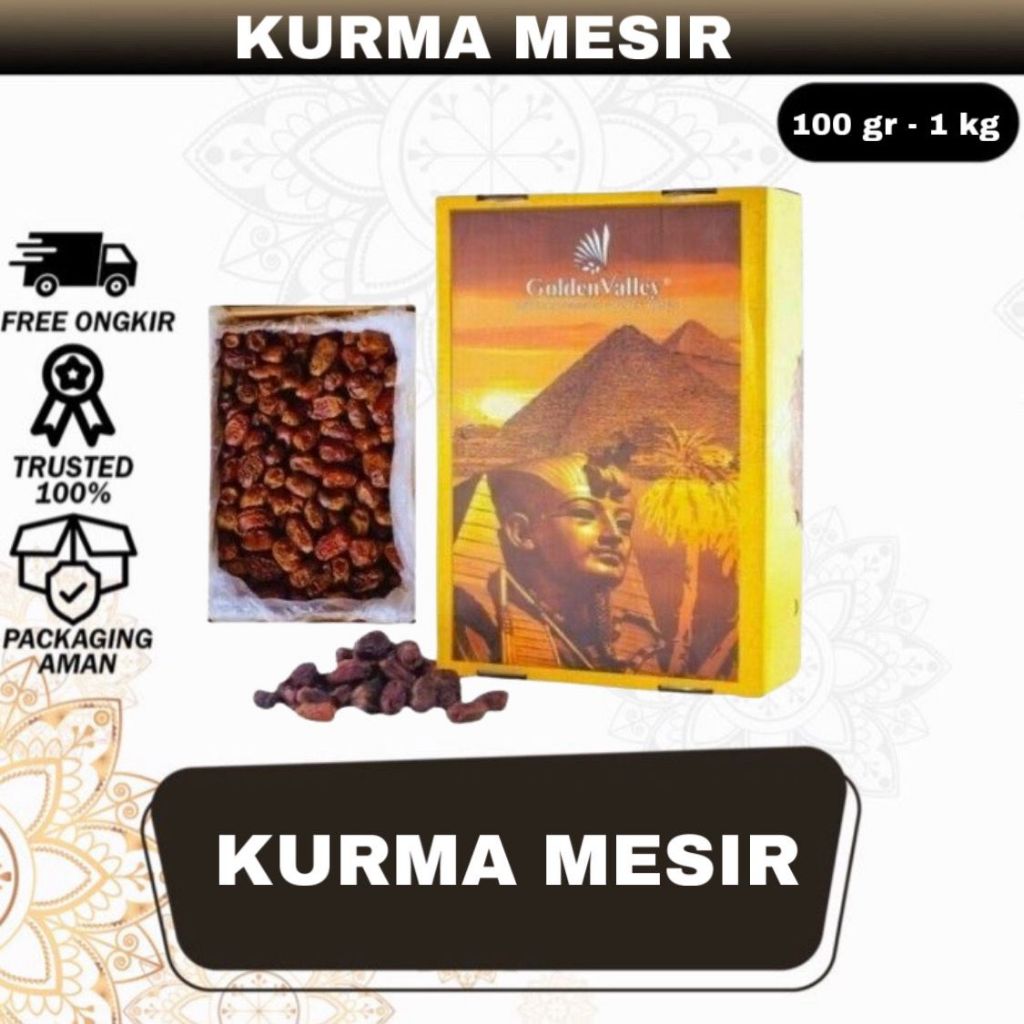 Jual Kurma Mesir Golden Valley 1 kg - Rasa Manis Empuk | Kurma Kiloan ...