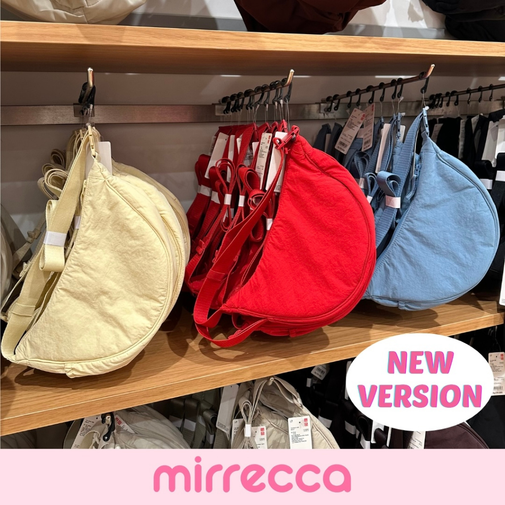 Jual [MIRRECCA] UNIQLO TAS BAHU MINI BULAT VERSI BARU ROUND SHOULDER ...
