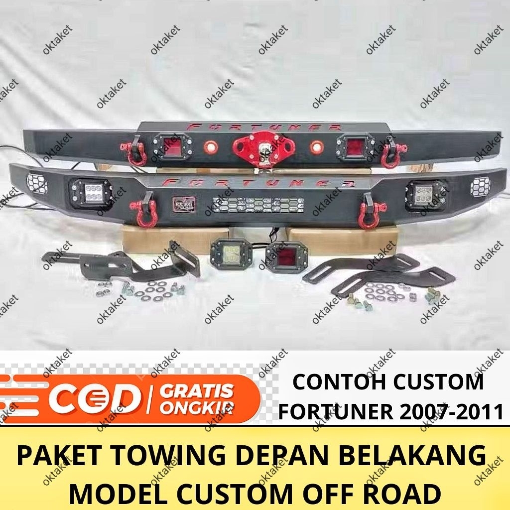 Jual Paket Towing Pelindung Bumper Depan Belakang Model Custom Off Road ...