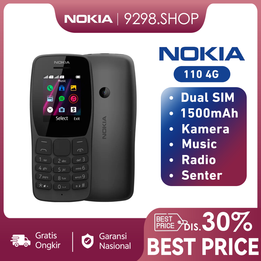 NOKIA 110 2019 handphone dual sim grosir murah meriah