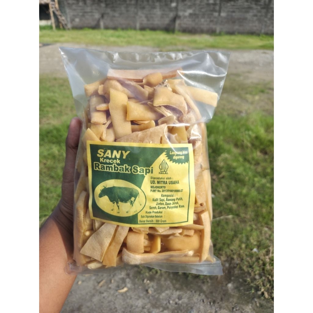 Jual Krecek Rambak Sapi Stik Lebar Tipis Grade A | Shopee Indonesia