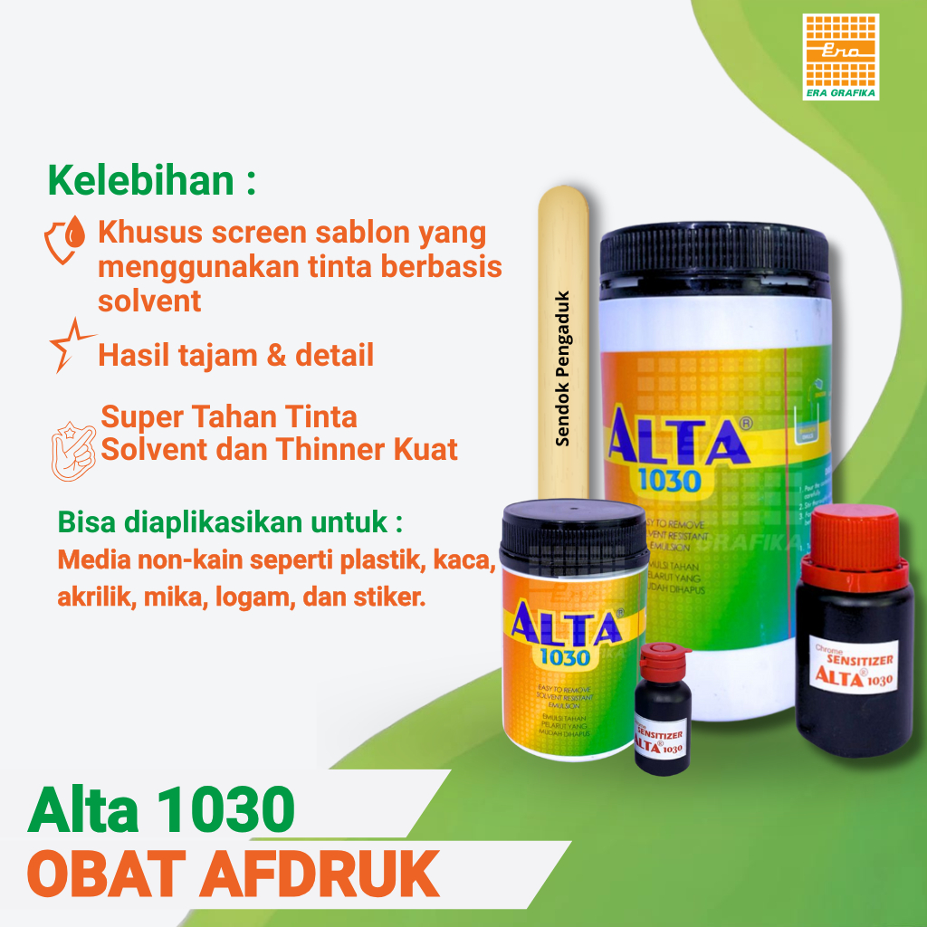 Jual OBAT AFDRUK SABLON | ALTA 1030 (SOLVENT BASE) | Shopee Indonesia