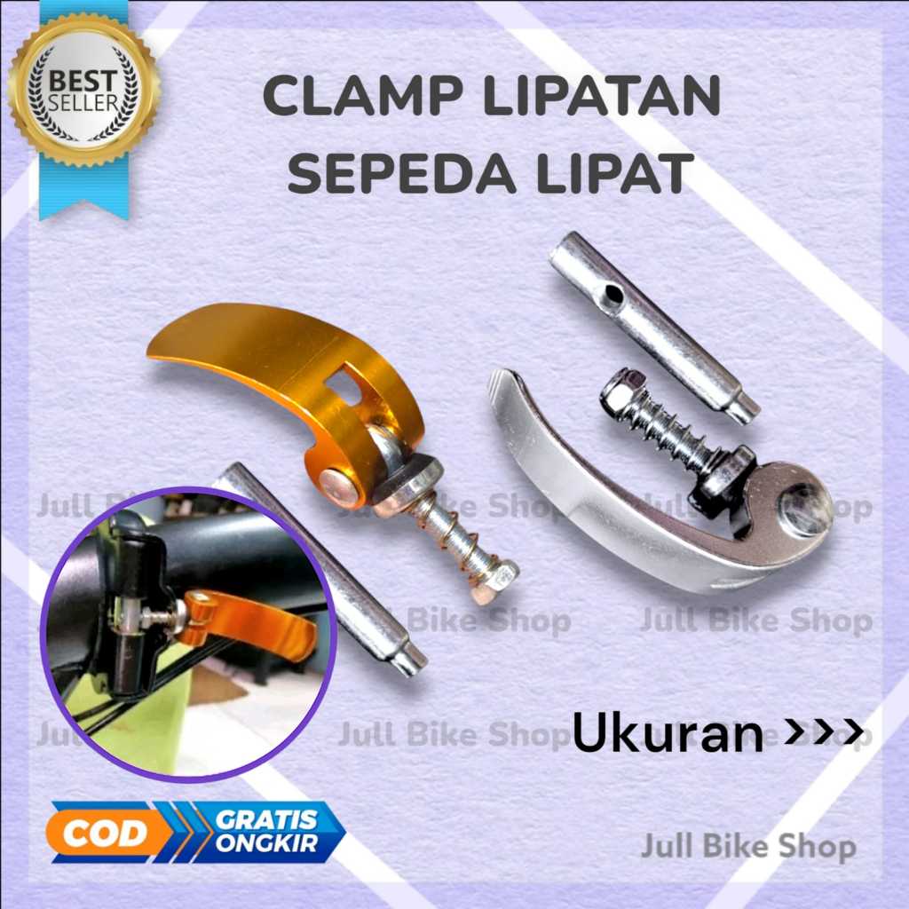 Jual Baut pengunci lipatan sepeda lipat clamp frame kunci tengah qr ...