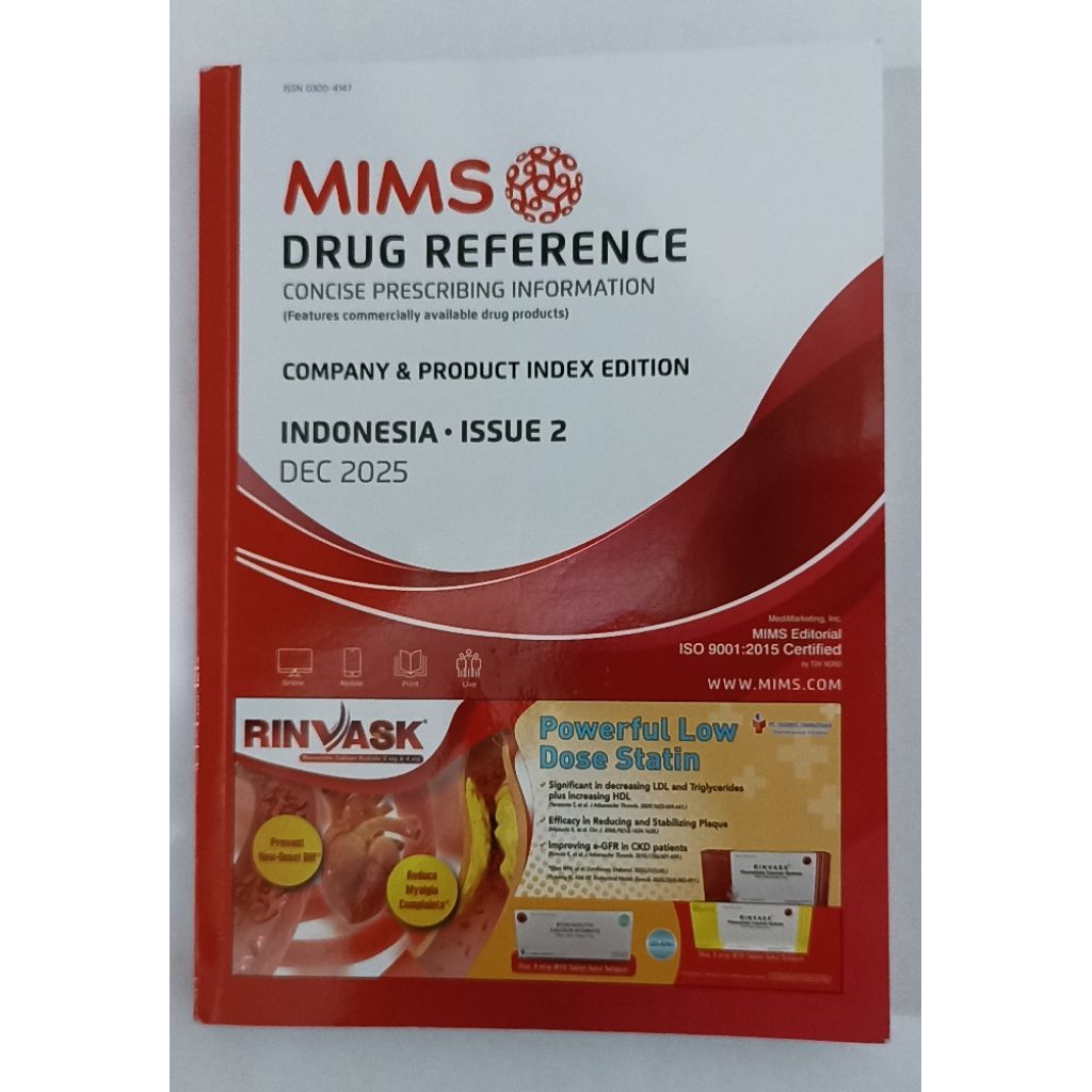 Jual MIMS DRUG REFERENCE INDONESIA ORIGINAL DECEMBER 2025 | Shopee ...