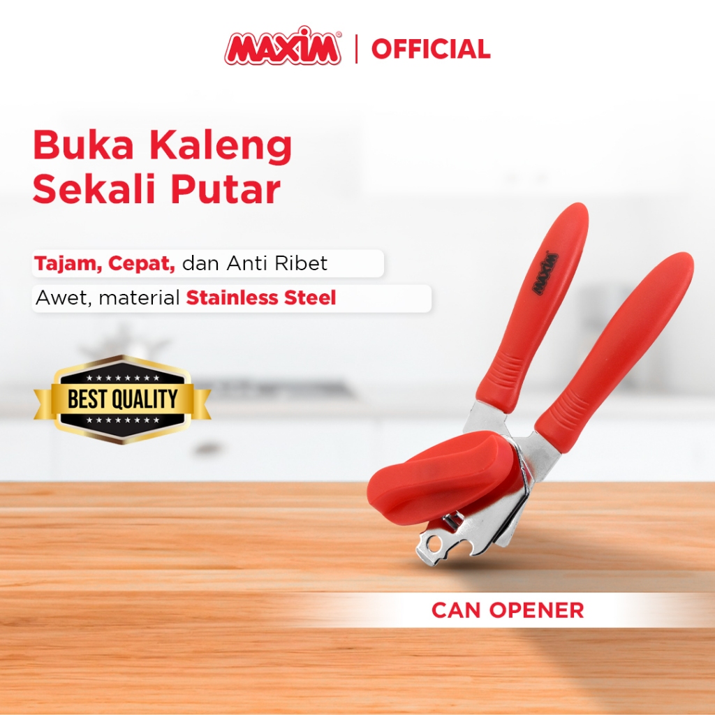 Jual Maxim Tools Can Opener - Pembuka Kaleng Stainless Steel | Shopee ...