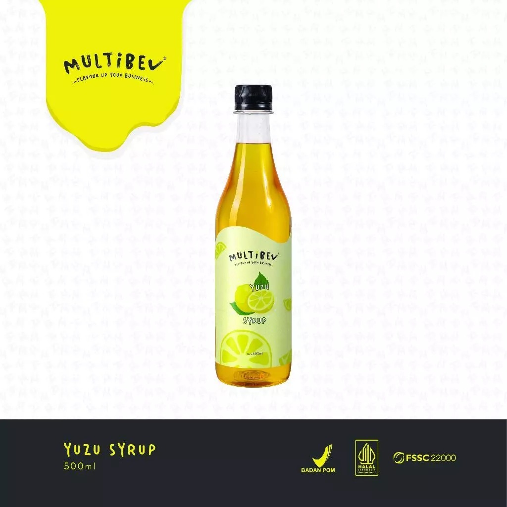 Jual MULTIBEV - YUZU SYRUP 500mL | Shopee Indonesia