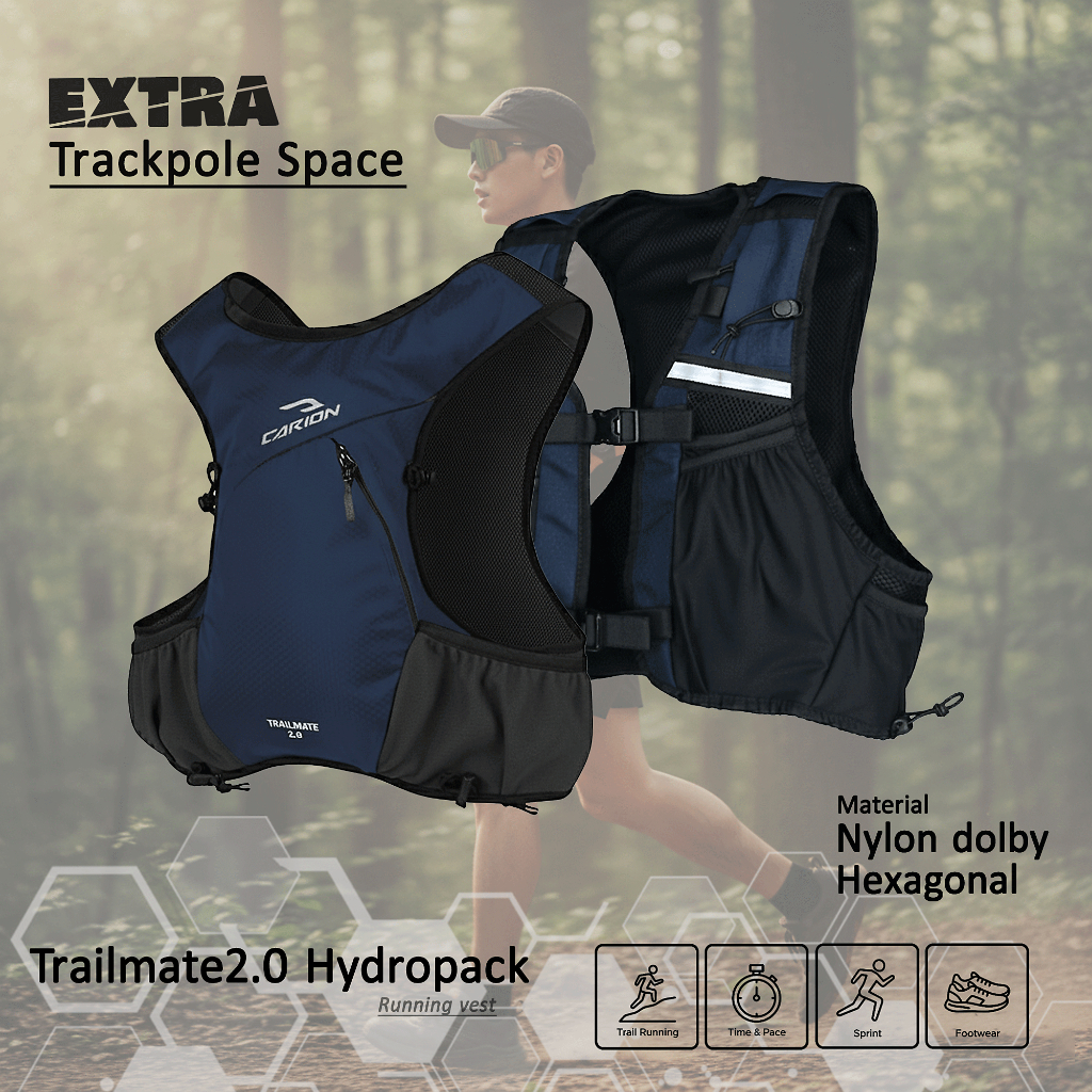 Carion - Hydropack Trailmate Outdoor Hydropack Ultralight Tas Trailrun Tas Olahraga Hiking Tas Gunung