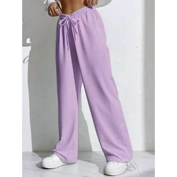 Celana Panjang Sweatpants Basic Kulot Highwaist Korean Style Training Loose Pants Casual Lembut