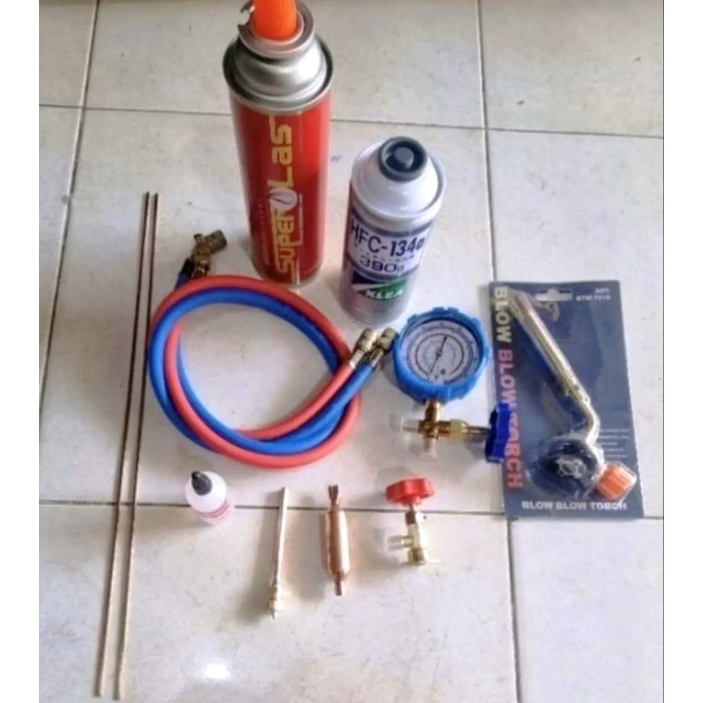 Jual Paket Hemat Freon R134 Isi Kulkas Lengkap Tinggal Pake Best Seller ...