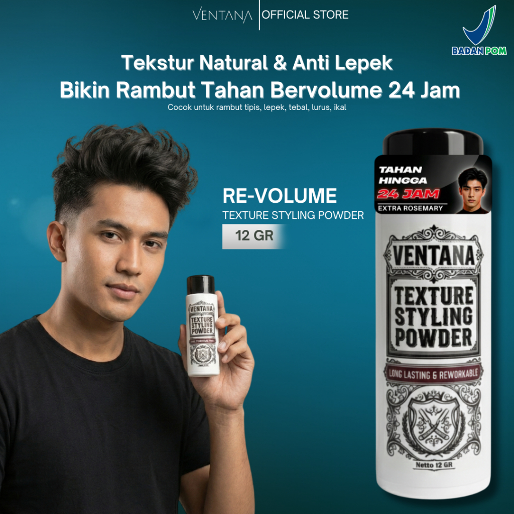 Jual Ventana Texture Styling Powder 12 Gr - Hair Powder Styling Rambut ...