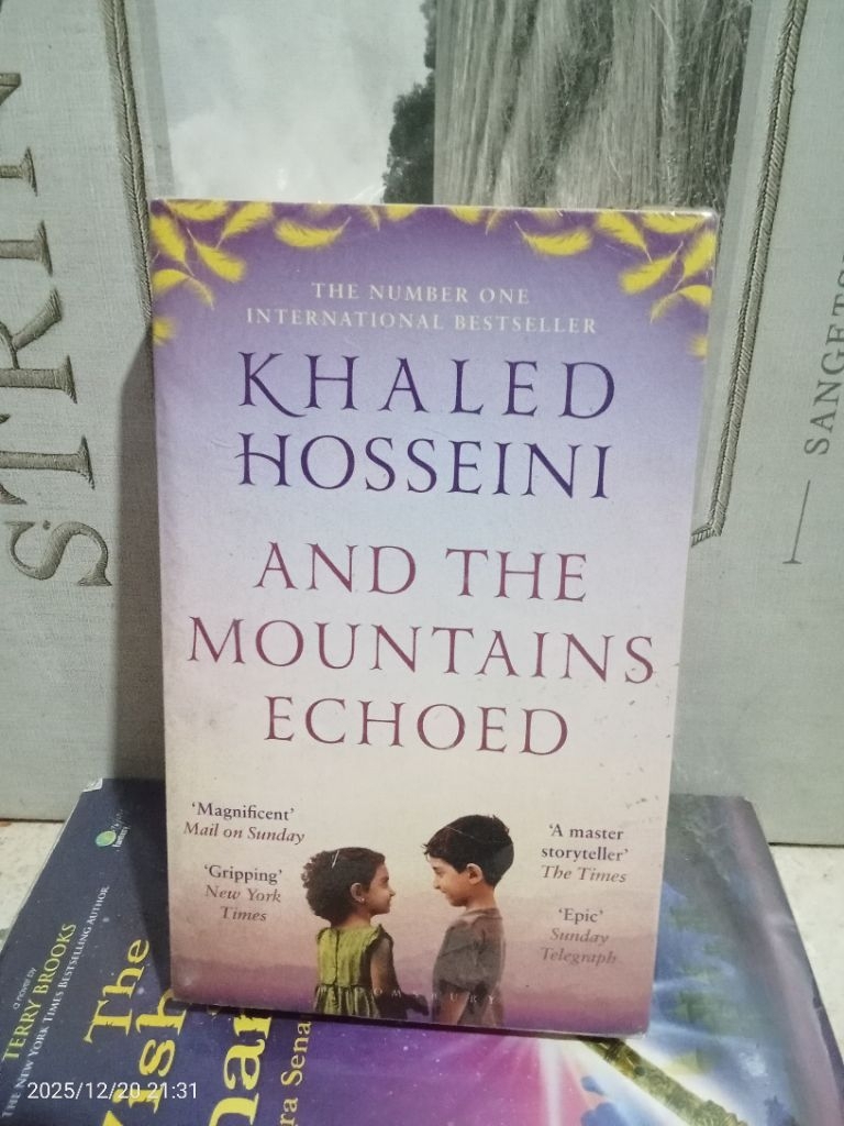 Jual ORIGINAL BUKU AND THE MOUNTAINS ECHOED NY KHALED HOSSEINI | Shopee ...