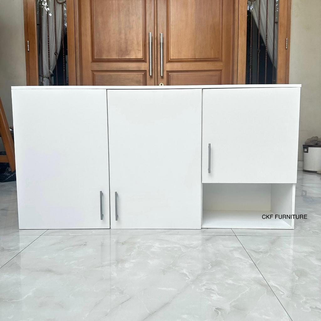 LEMARI ATAS KITCHEN SET 3 PINTU MINIMALIS RAK GANTUNG DAPUR