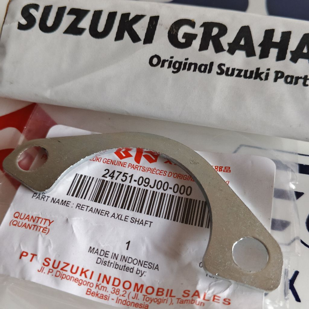 Jual PLAT RETAINER BEARING AS RODA BELAKANG NEX SKYWAVE HAYATE SPIN ...