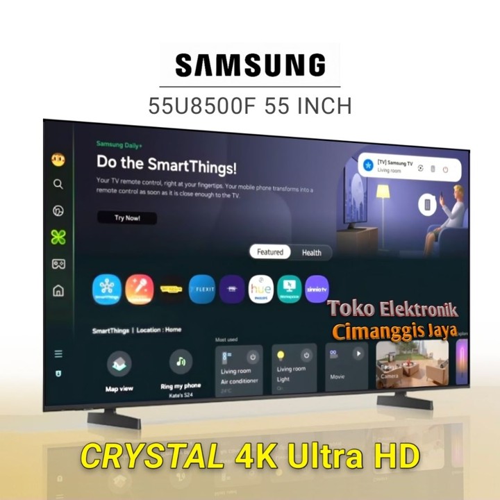 smart tv led Samsung 50 inch dan 55 inch digital 4K CRYSTAL UHD 50U8500 55U8500