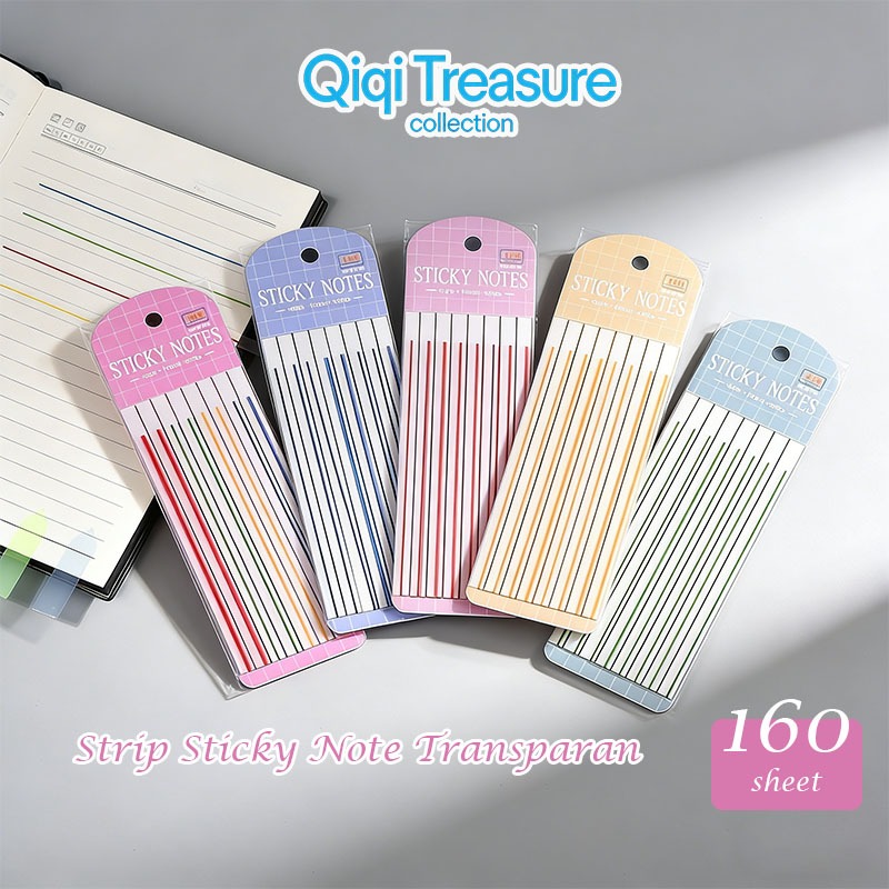 Jual 160 Lembar STRIP Transparan Sticky Note /Sticky Note Transparan ...