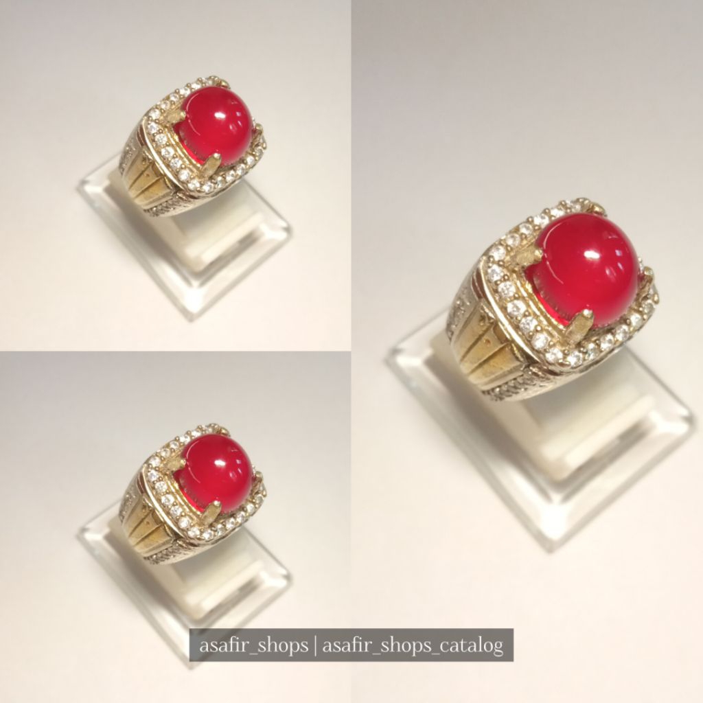 Jual Akik Natural Red Baron Merah Spesial Asli Batuan Alam Super Keren ...