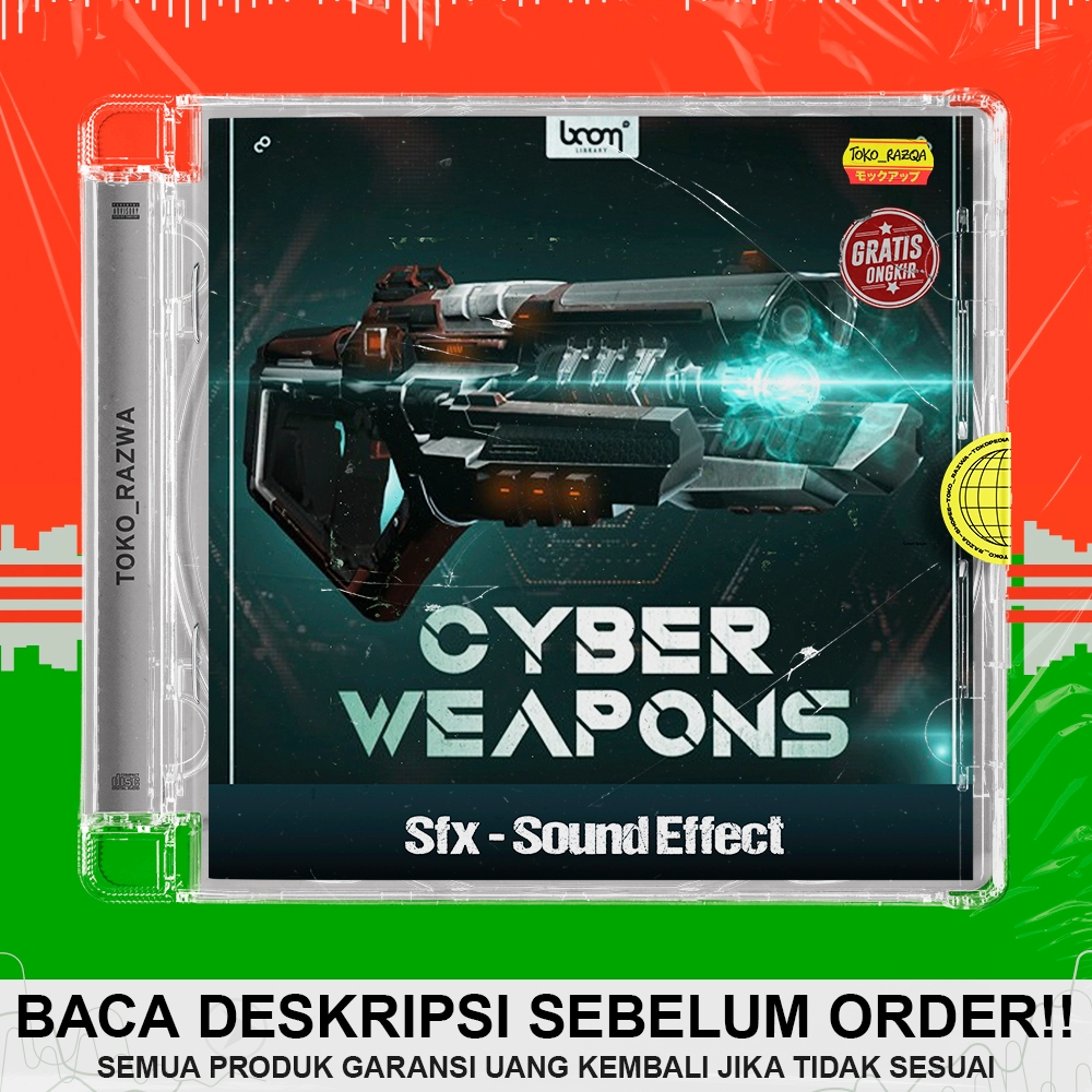 Jual SFX - BOOM Library - Cyber Weapons - Sound Effects - 221225 ...