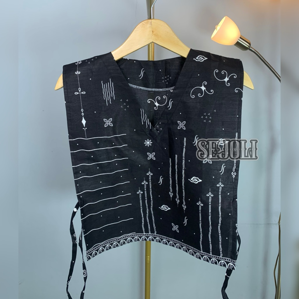 Jual SEJOLI ART ~ VEST BATIK PATTERN PREMIUM ROMPI BATIK KATUN MODERN ...