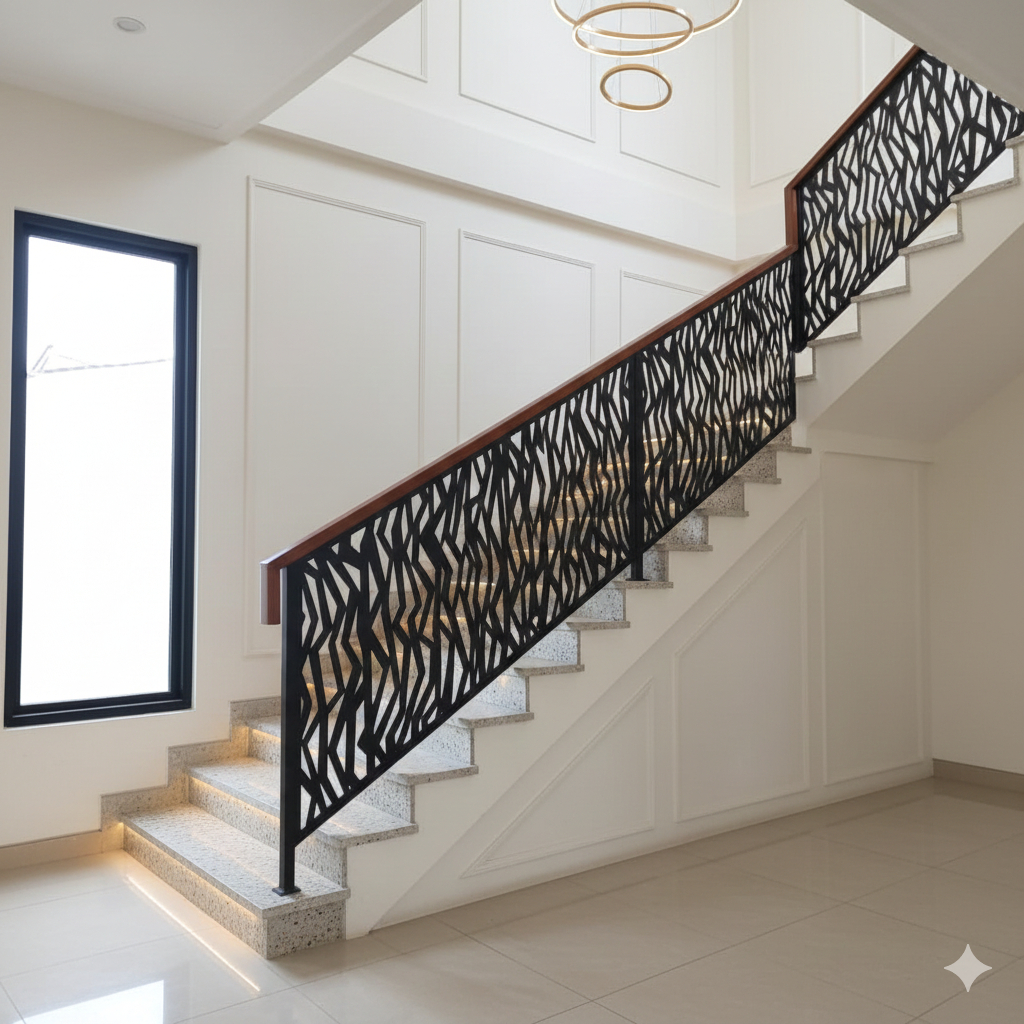 Jual Jasa Pembuatan Railing Tangga Custom Besi | Shopee Indonesia