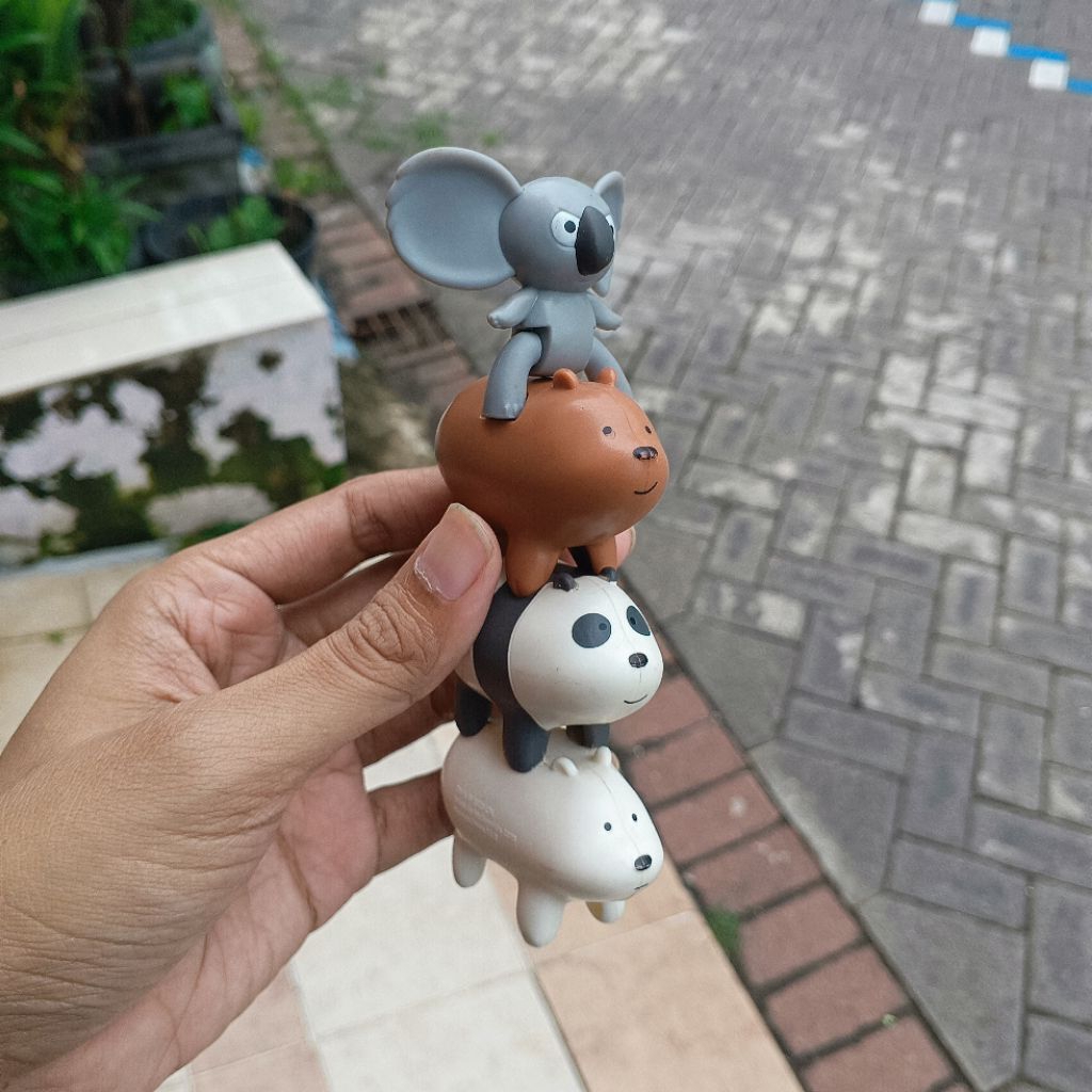 Jual MCDONALD'S MCD WE BARE BEARS NOM AND THE BEAR STACK | Shopee Indonesia