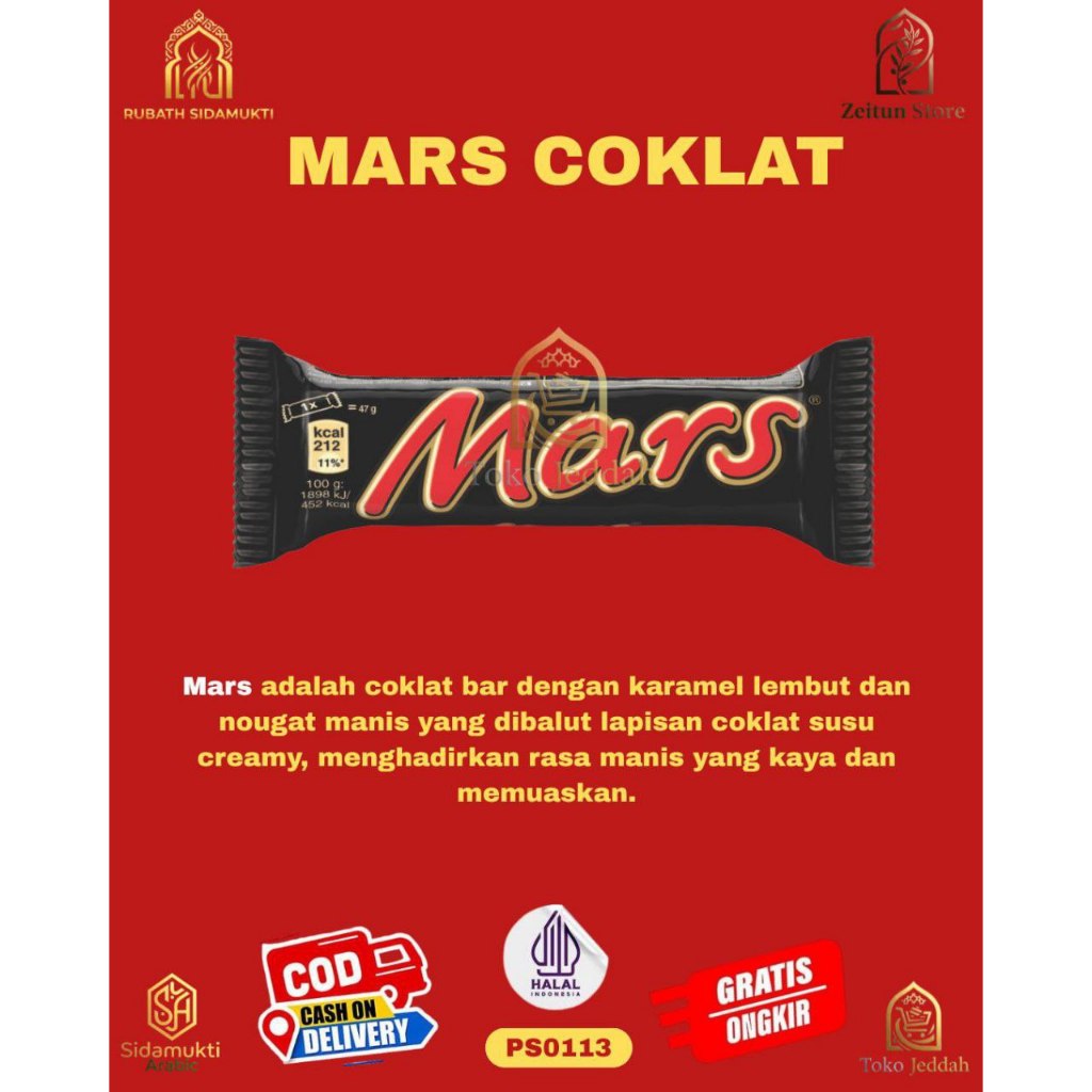 Jual Mars Chocolate Bar All Variants | Shopee Indonesia