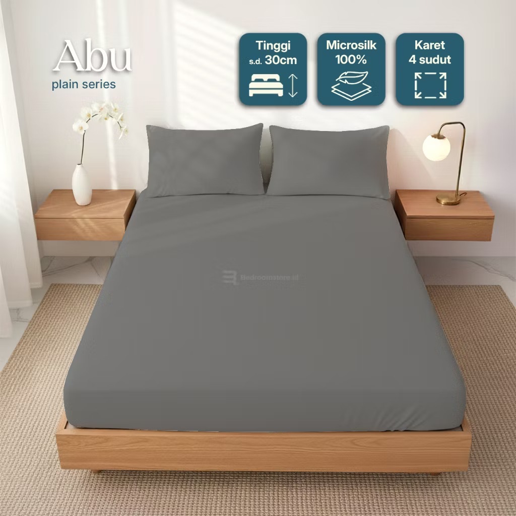 Jual Sprei Polos 180x200 / 160x200 / 120x200 / 90x200 Sprei Sudut Karet ...