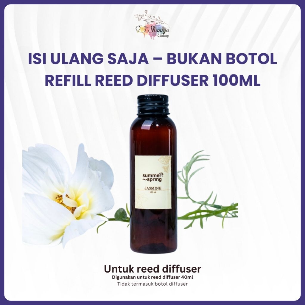 Jual Refill Reed Diffuser Summerspring 100ml | Isi Ulang Pengharum ...