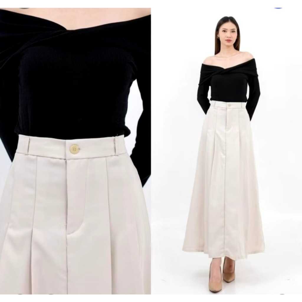 Jual Rok Mayung Helwa Skirt Semi woll simple /Rok Mayung Kekinian / Rok ...